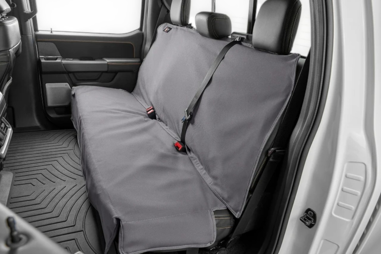 2021-2026 Kia Seltos Weathertech Seat Protector (Charcoal)