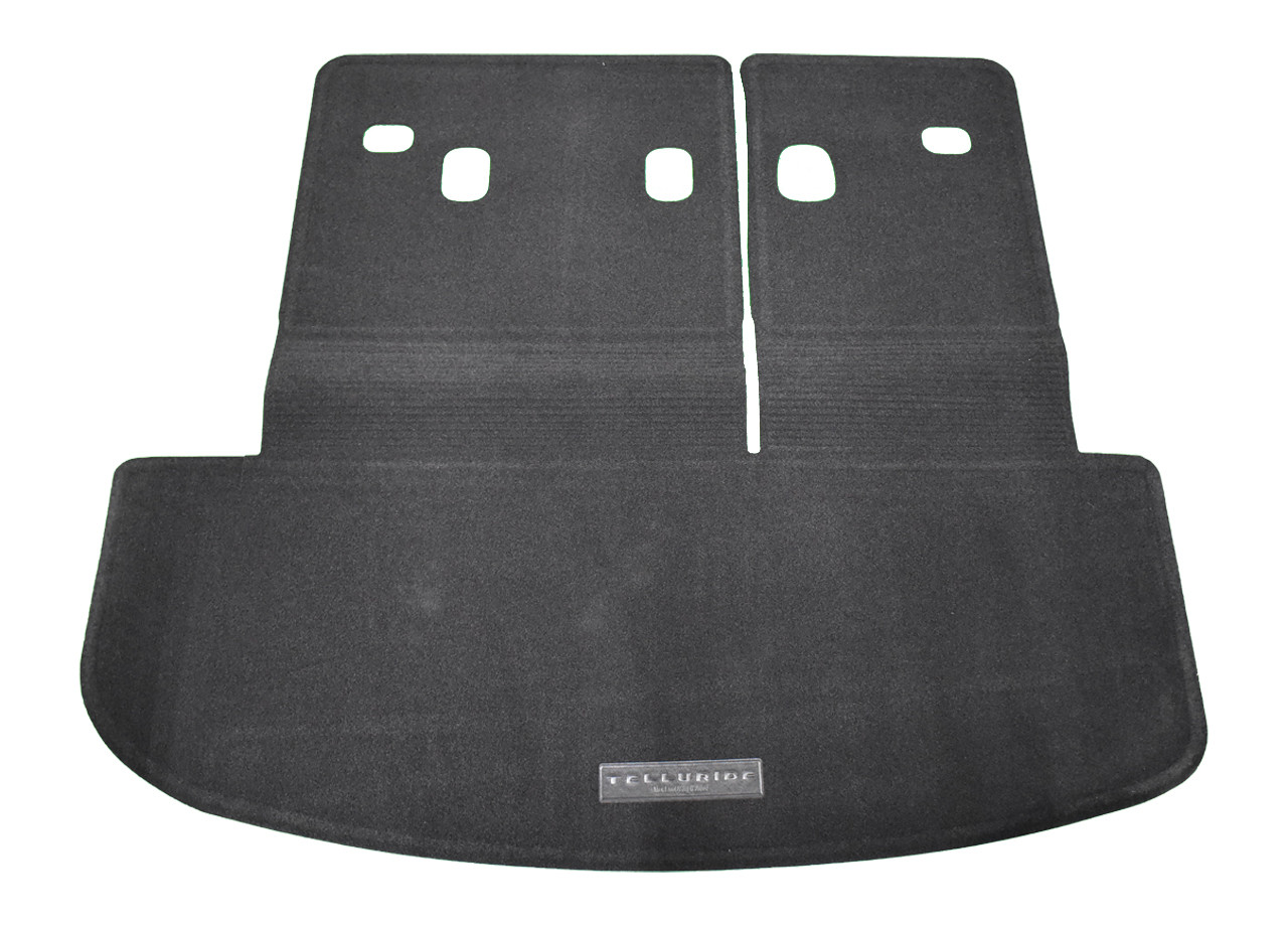 2020-2025 Kia Telluride Carpeted Cargo Mat With Seat Back Protection