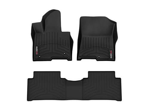 2021-2026 Kia Sorento Hybrid Weathertech FloorLiner - First and Second Row, Black