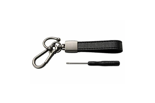 Kia Leather Loop Keychain
