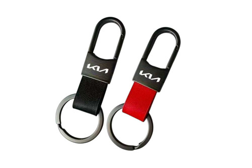 Red and Black Kia Key Chain Clip