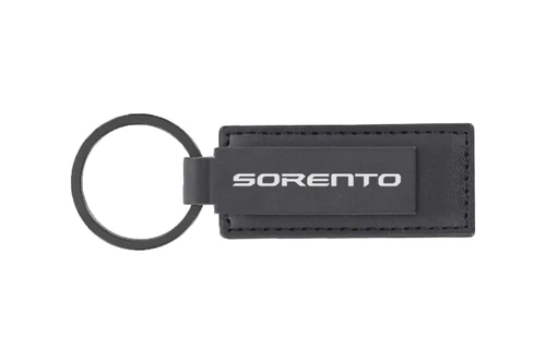 Kia Sorento Black Leather Keychain