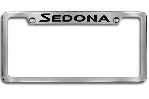 Kia Sedona License Plate Frame - Upper Logo 