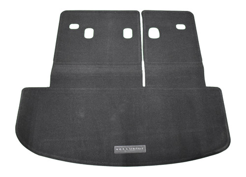 2020-2024 Kia Telluride Carpeted Cargo Mat With Seat Back Protection 