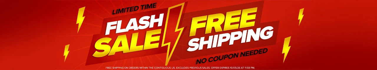 Flash Sale Free Shipping!