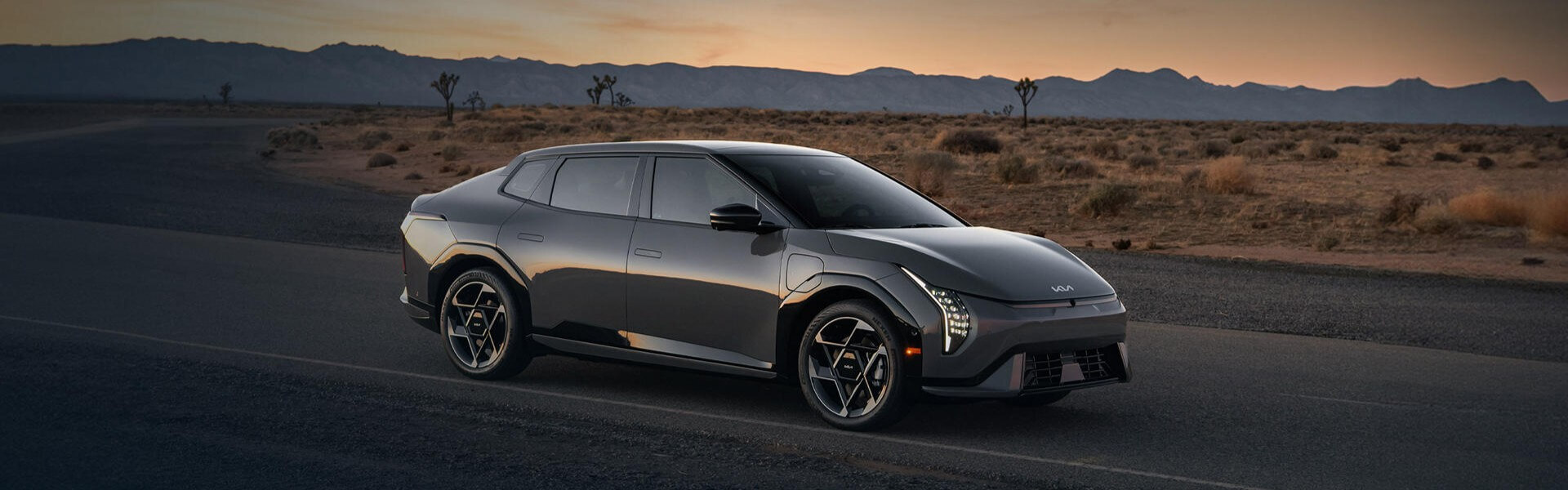 2026 Kia EV4 Driving Down The Road