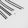 Mopar B Body 66 Charger Beltline Weatherstrips "Cat Whiskers" 8pc