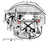 Mopar B Body 71-74 Door Glass Up Stop Rubber Bumpers 4pcs