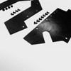 JEEP YJ 87-95 Wrangler Under Fender Splash Shield Set & Clips