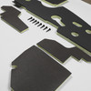 Mopar B Body 68-70 PREMIUM NON AC Firewall with Pins & Kickpanel Kickpanel Insulation