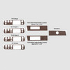 Mopar A Body 72-74 Non Rallye Dash Overlay Sticker STYLE 1 - CARBON