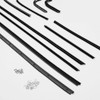 Mopar B Body 71-72 Plymouth Satellite Beltline Weatherstrips "Cat Whiskers" 10pc
