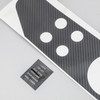 Mopar E Body 72 73 74  Rallye Dash CARBON Vinyl Overlay 4 hole switch