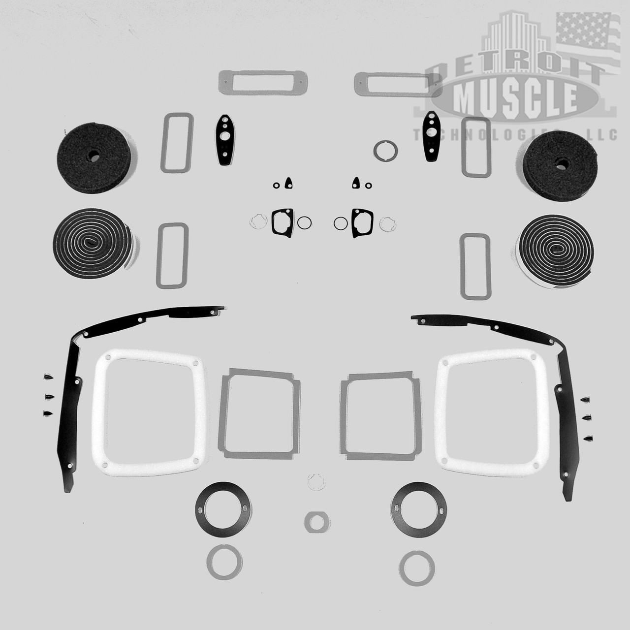 Mopar B Body 69 Roadrunner Paint Exterior Gasket Set - Detroit