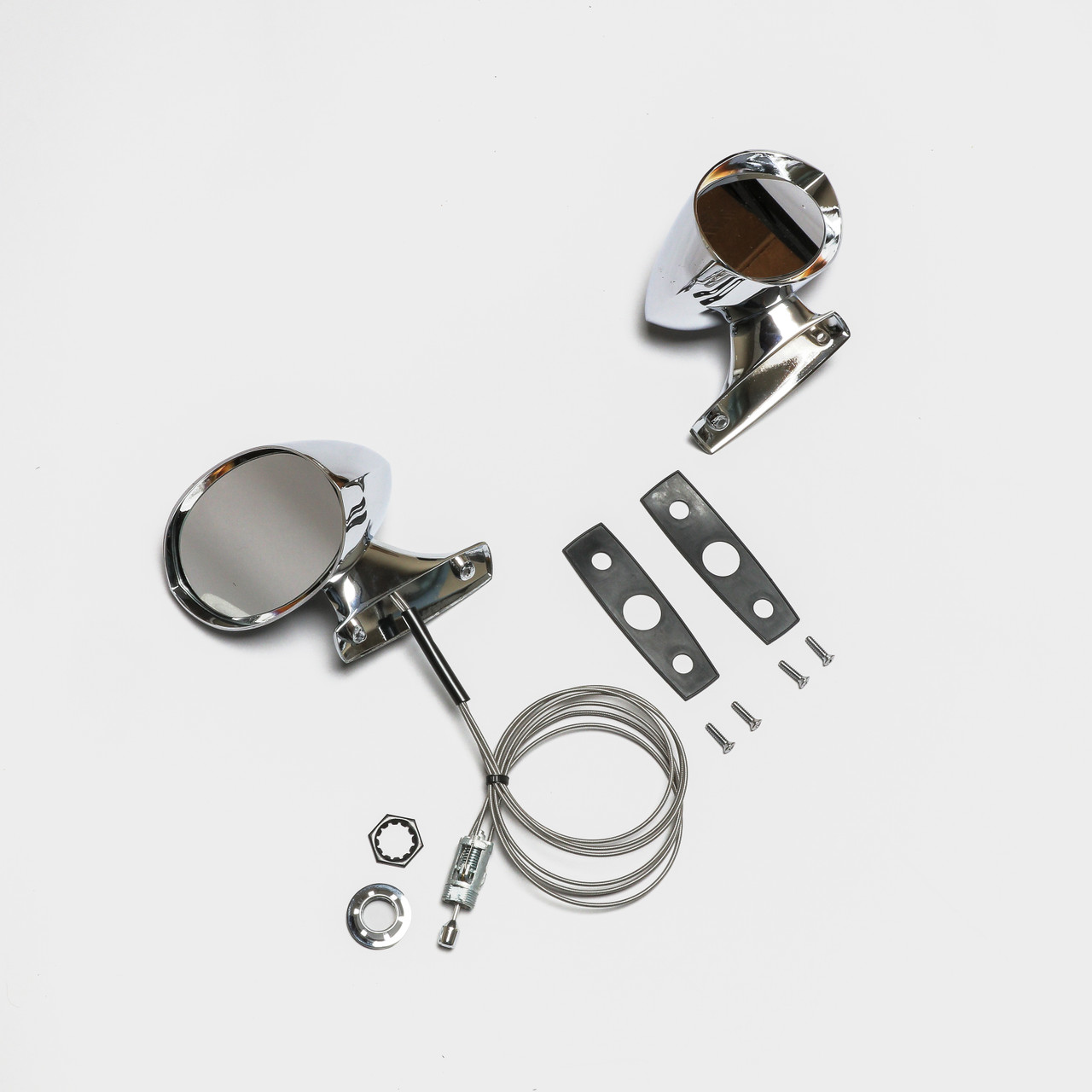 Mopar E Body 70 Rallye Mirror Set - CHROME - Detroit Muscle
