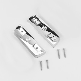 521 Mopar Front & Rear Armrest Bases / Pads - White, Set For 68-72 A-Body Demon, Dart, Scamp