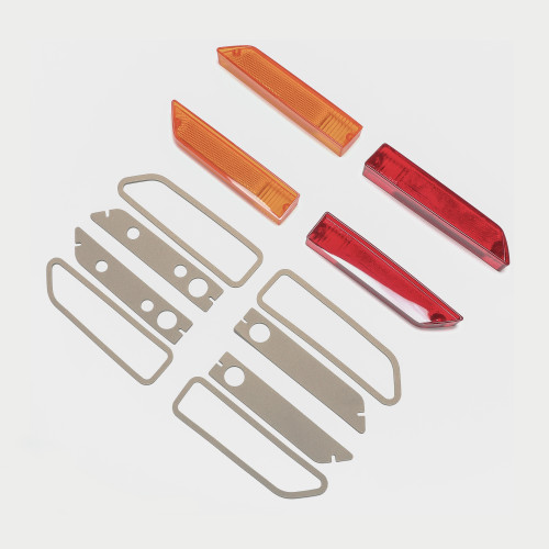 Mopar E Body 70-71 Challenger Side Marker Light Lenses 4pcs