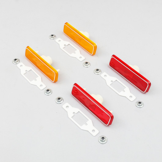 本物 Mopar A B E F Body 72-89 Side Marker Light Lenses Set - 4pcs アクセサリー