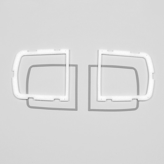 1972 Plymouth Satellite Roadrunner Taillight Gasket Seals - DMT Brand