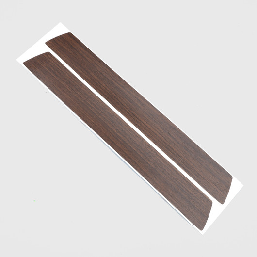 テーパー前軸ディンプル＋木製後軸【Enjoy freely】 カスタム　ステン Mopar E Body 71-74 Challenger Door Insert Overlay - WALNUT