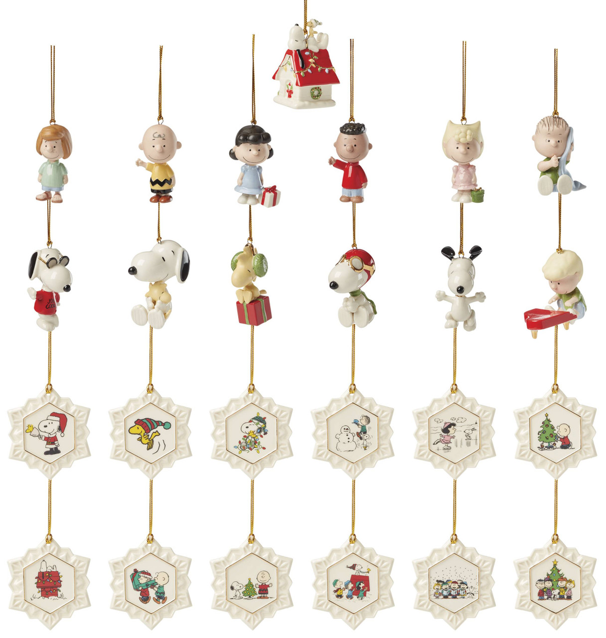 Lenox Peanuts 25pc Ornament Advent Calendar Set - Thurbers of Richmond