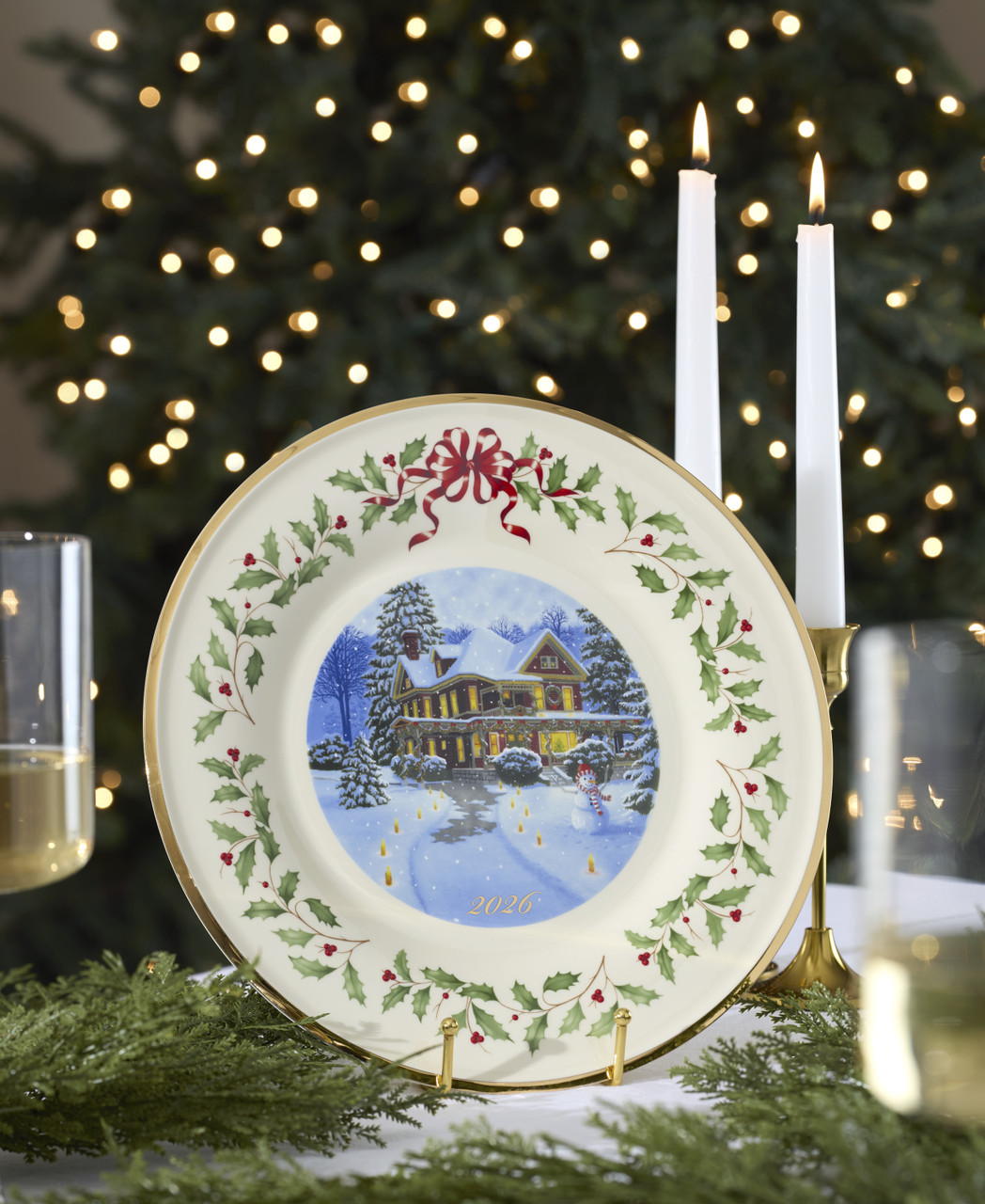 Lenox Holiday Plate 2026 - Victorian House - Thurbers of Richmond