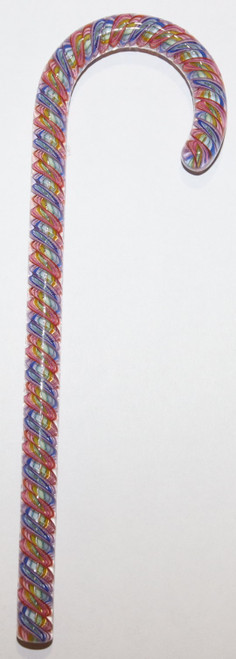 Tazza Candy Cane Ornament - Rainbow Swirl