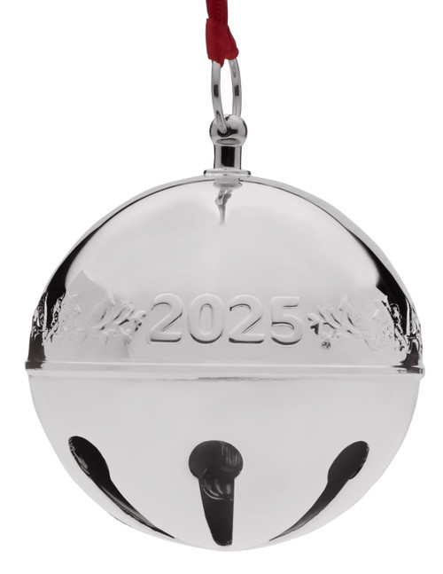 Wallace Sleigh Bell Ornament 2025 - Silver Plate