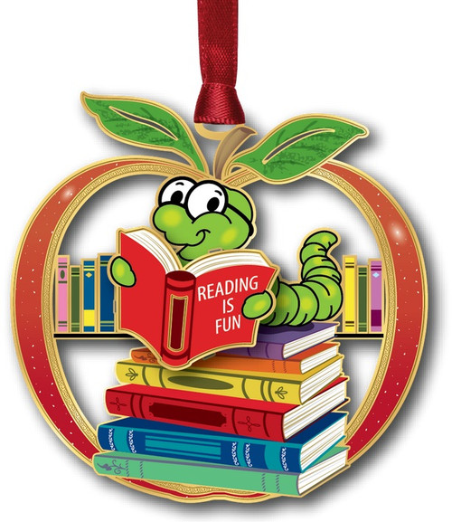 Beacon The Bookworm Ornament
