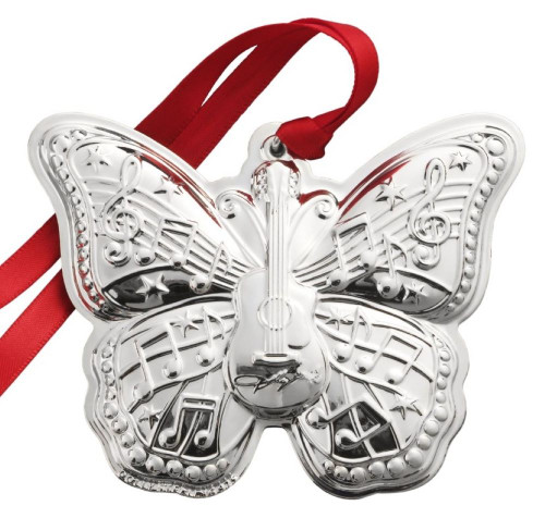 Dolly Parton Butterfly with Guitar Center Ornament