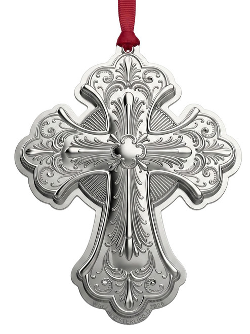 Wallace Grande Baroque Cross Ornament 2026