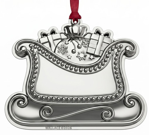 Wallace Engraveable Ornament 2026 - Sleigh