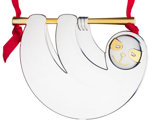 Nambe Sloth Ornament