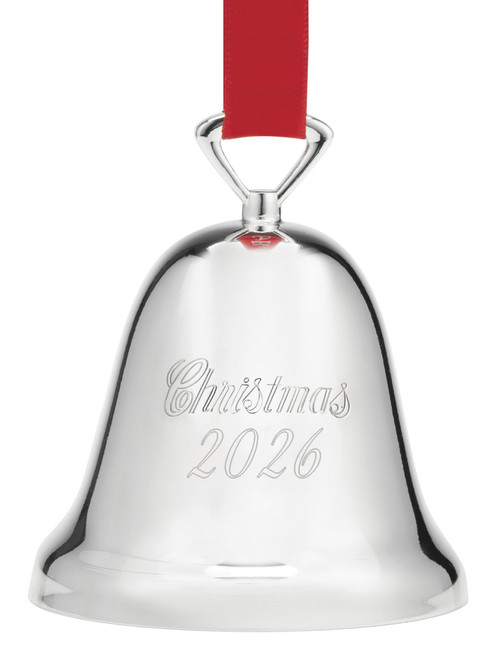 Reed & Barton Christmas Bell Ornament 2026 - Silver Plate