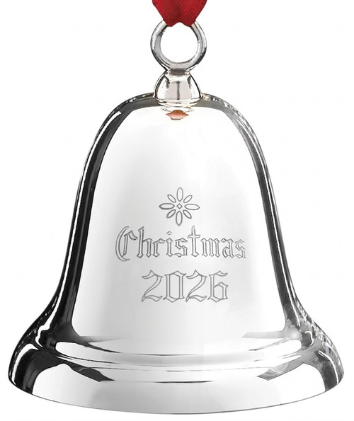 Reed & Barton Christmas Bell Ornament 2026 - Sterling