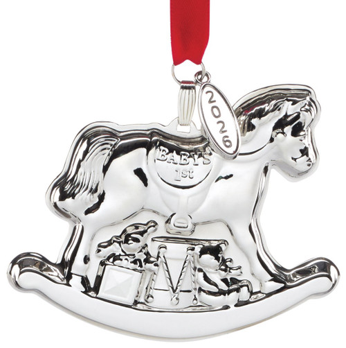 Reed & Barton Baby's First Christmas Rocking Horse Ornament 2026