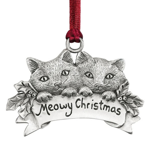 Seagull Meowy Christmas Cats Ornament