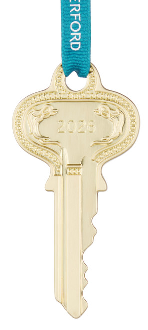 Waterford Golden Our First Home Key Ornament 2026