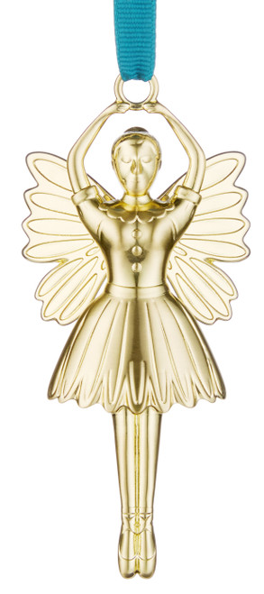 Waterford Golden Sugar Plum Fairy Ornament