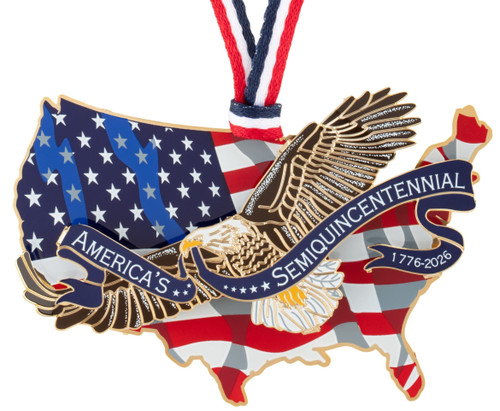 Beacon America250 Eagle of Freedom Over America Ornament 2026