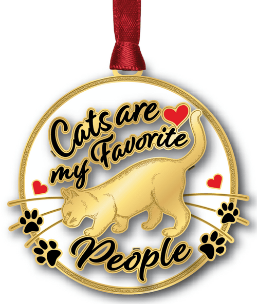Beacon Cat Person Ornament