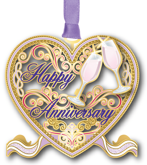 Beacon Happy Anniversary Wedding Ornament