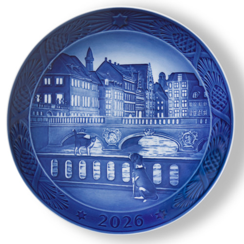 Royal Copenhagen Christmas Plate 2026 - The Marble Bridge