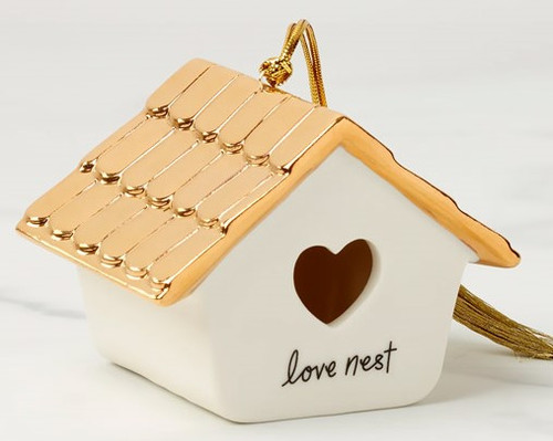 Kate Spade Be Jolly Our First Home Love Nest Ornament 2026