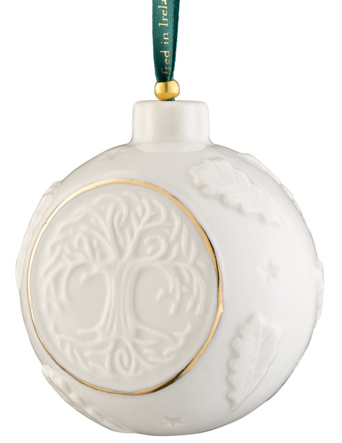 Belleek Tree of Life Bauble Ornament