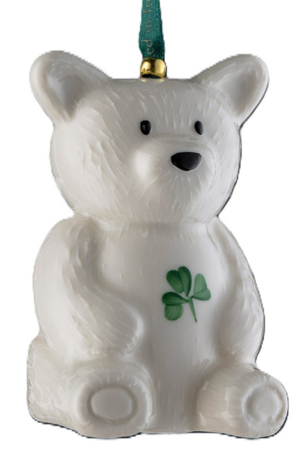 Belleek Teddy Bear Ornament