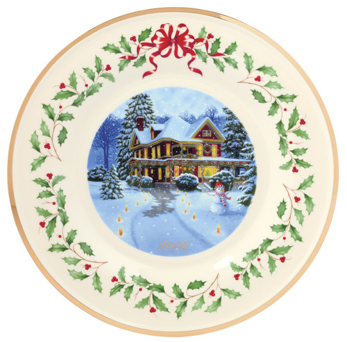 Lenox Holiday Plate 2026 - Victorian House