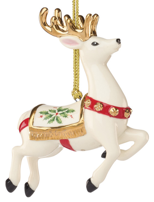 Lenox Holiday Accent Reindeer Ornament