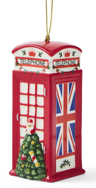 Spode Christmas Tree All Things British Phone Box Ornament