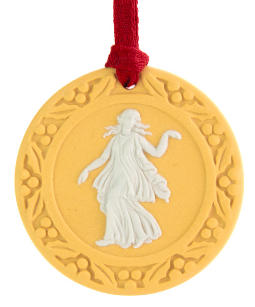 Wedgwood Cane Dancing Hours Ornament